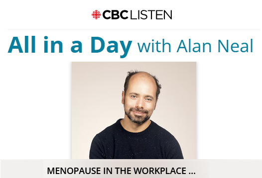 Screenshot from CBC radio All in a Day with Alan Neal